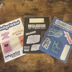 indigo la End ステッカーシート3枚セット — image 1
