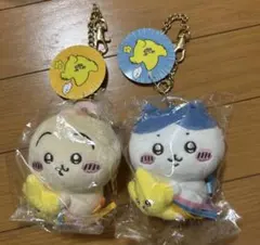 ハチワレ　ウサギ　マスコットキーホルダー — image 1