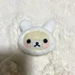 コリラックマ ぬいぐるみバッジコレクション うさぎ　白 — image 1