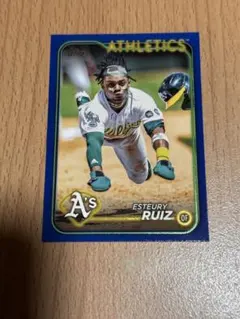青 Esteury Ruiz アスレチックス athletics 2024 — image 1