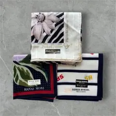 【新品・未使用】ハンカチ3枚セット HANAE MORI — image 1