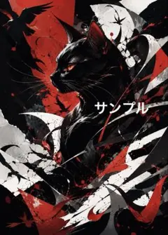 【一作限り】紅影をまとう黒猫 黒猫 P496 — image 1
