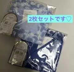 2枚セット♡ 近沢レース元町本店　横浜元町本店限定　タオルハンカチ　マリーン — image 1