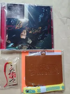 桑田佳祐　ひとたらしCD美品あかね噺ストラップ付、サザンFCパスケース付 — image 1