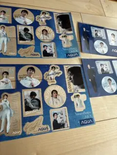 羽生結弦 さん　AQUA ステッカー ショッパー — image 1