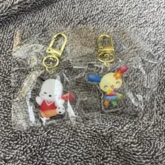 サンリオ アクリルチャーム B ウサハナ ポチャッコ — image 1