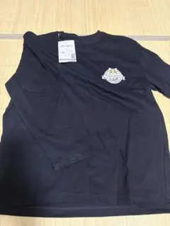 ゆるキャンワークマンコラボプリント長袖Tシャツ Lサイズ　ネイビー — image 1