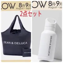 GLOW 付録 DEAN＆DELUCAエコバッグ ステンレスボトル 2点セット — image 1