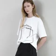 アトリエナイン　LOOP CHAIN POINT TEE ホワイト — image 1