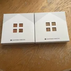 住友林業　プライムウッド 木製コースター 2枚セット2箱4枚 — image 1