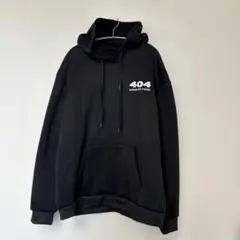 【極美品】404 HUMAN NOT FOUND パーカー ブラック　XL — image 1