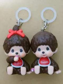 【おまけ付き】モンチッチ　めじるしアクセサリー　キーホルダー　2個 — image 1