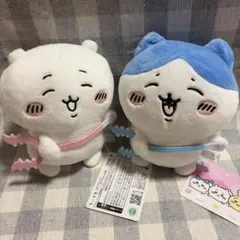 新品未使用　ちいかわ　ハチワレ討伐マスコット ヤーッ！ぬいぐるみ　セット — image 1