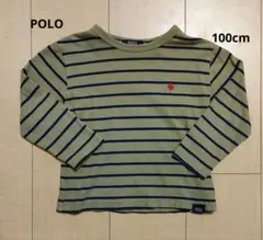 POLO ストライプ Tシャツ 100cm — image 1