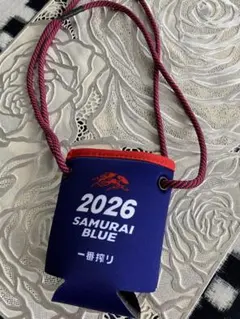SAMURAI BLUE 2026 一番搾り ネックストラップ付ホルダー — image 1