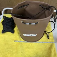 ウェーブギア サビキバケツ 携帯 ロープ付水汲みバケツ バッカン つり具 — image 1