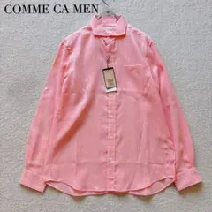 【新品タグ付き】COMME CA MEN シャンブレーリネン100 シャツ — image 1