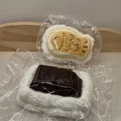 スクイーズ たい焼きクリーム ＆チョコクリーム 2点セット — image 1