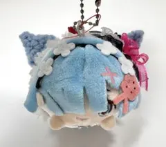 Re:ゼロ　レム　もちもち筒型マスコットレ　猫耳ハンドメイドカバー付き — image 1