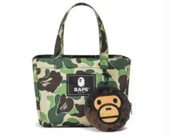 A BATHING APE BAPE カモフラ トートバッグ 2点セット — image 1