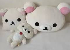 コリラックマ クッション ぬいぐるみ 3点まとめ売り — image 1