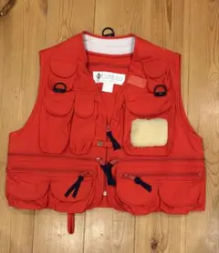 Mサイズ Columbia PFG フィッシングベスト レッド　赤 — image 1