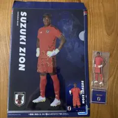 一番くじ サッカー日本代表 鈴木彩艶 アクリルスタンドとクリアファイル — image 1