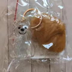 犬の毛 キーホルダー 犬型 犬 遺毛 ケース うちの子　けだまだま — image 1