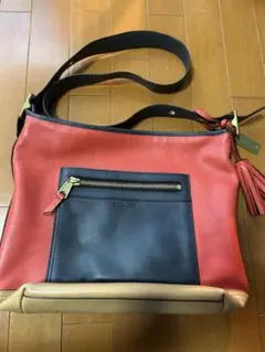 COACH ショルダーバッグ レッド/ネイビー — image 1
