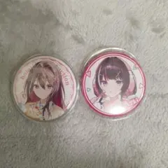 ホロライブ 缶バッジ AZKi 2個セット — image 1