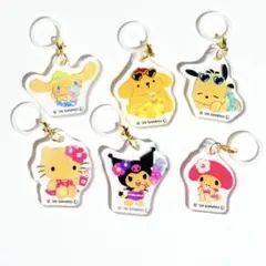 Sanrio マーカーチャーム 6種コンプリート キティ クロミ マイメロetc — image 1