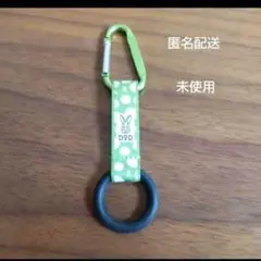 匿名配送　未使用　カラビナ　キーホルダー　犬　グリーン　緑　dog　男女兼用 — image 1