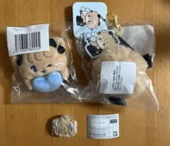 mikko ファンシーブラックくじ　D賞 アクリルチャーム E賞 バッジ ラテ — image 1