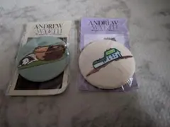 アンドリューワイエス展AndrewWyeth 刺繍ブローチ バッジ2種セット — image 1