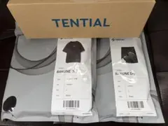 TENTIAL BAKUNE Dry ユニセックス 半袖上下セットL black — image 1