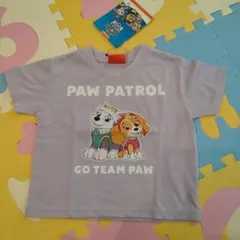 タグ付　新品　PAW PATROL ラベンダー Tシャツ 90cm — image 1