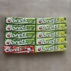 Clorets クロレッツ ガム まとめ売り 10個セット➕おまけ1個 — image 1