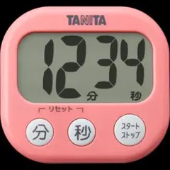tanita タニタ でか見えタイマー 100分計 フランボワーズピンク — image 1