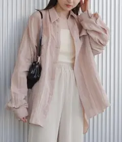 Kastane サテンビックシャツ — image 1