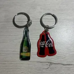非売品 コカ・コーラ キーホルダー2点セット — image 1