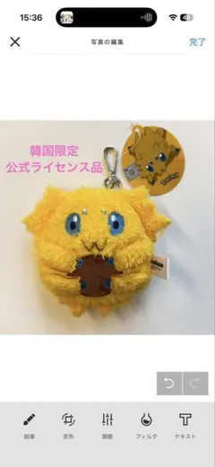 ポケモン バチュル ぬいぐるみ キーホルダー　マスコット 韓国限定 — image 1