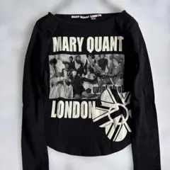 ✨美品✨MARY QUANTマリークワントロンT カメリア黒M mr466 — image 1