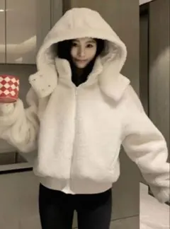 alo Foxy Sherpa ジャケット Ivory S — image 1