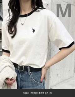 GeeRA別注【U.S. POLO ASSN.】接触冷感配色リンガーＴシャツ M — image 1