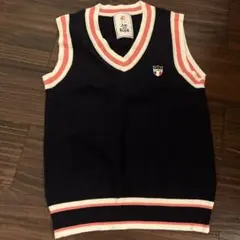 Jun and Rope ゴルフ ニットベスト ネイビー — image 1