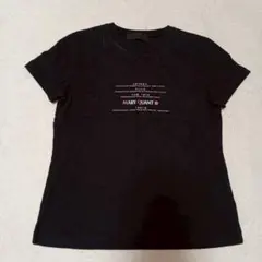 MARY QUANT マリークワント プリント 半袖Tシャツ 黒 — image 1