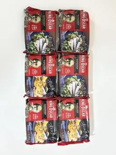 KING OSCAR オイルサーディン ＊イワシオイル漬　105g 6缶セット — image 1