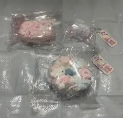 スクイーズ　３点　Sakura ドーナツ　パンツくま — image 1