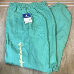 【即購入OK】希少 レトロ チャンピオン ミントグリーン トラックパンツ L — image 1