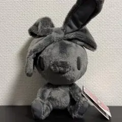 ラウンドワン限定 チャックスＧＰ グルーミー 汎用うさぎ マスコット ブラック — image 1